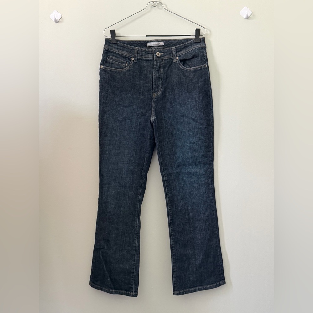 Chico's Dark Blue Flare Jeans